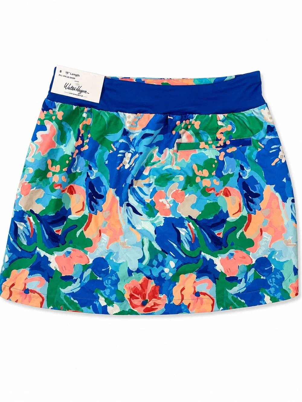 Walter Hagen Women’s Small Floral Golf Quarter Zip & 16” Skort Set NWT
